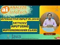 Interactive Input in Java using BufferedReader class