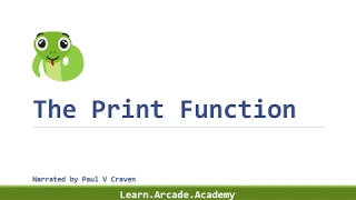 04 - The Print Function