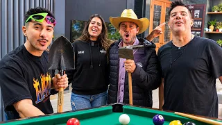 SINUCA com OBJETOS da FAZENDA BLACKSTONE (ft. Dani Nobrega & Renan Fiorini)