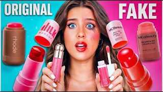 MAQUILLAJE REAL VS FAKE!! CUAL VALE MAS LA PENA?
