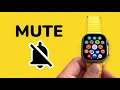 How To Mute Apple Watch