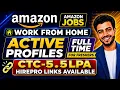 Amazon Work from home Full Time Active Profiles For Freshers