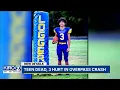 Teen killed 3 hurt in overpass crash in Seattle