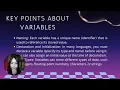 Basic Display Variables Data Types and Operators