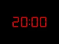 20 Minute Ticking Countdown Timer With Alarm Digital LED Style