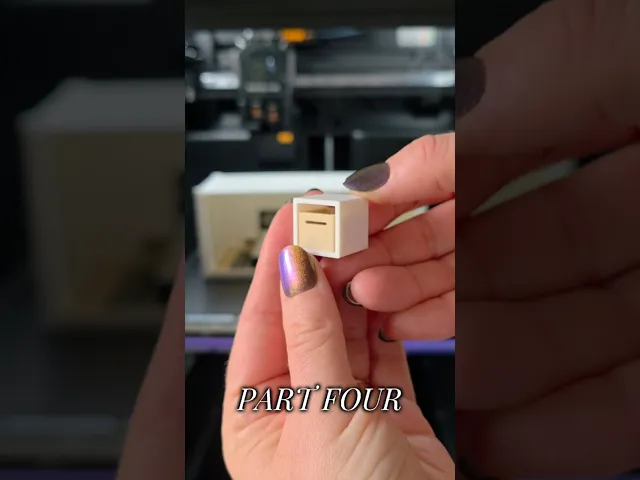 Night Stand Cubbies - 1:24 Scale Miniature  video thumbnail