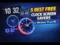 5 Best Free Clock Screen Savers for Windows 11 and 10 GearUpWindows Tutorial