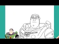 HOW TO DRAW BUZZ LIGHTYEAR FROM TOY STORY 5