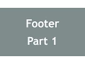 Arabic Tutorial Create Template 2 - Create Footer Part 1