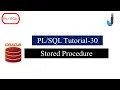 Oracle Tutorial 30 - Stored Procedure in PLSQL with Example Javainhand