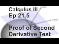 Calculus III Ep 21 5 Proof of Second Derivative Test