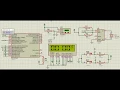 Fancy Digital Clock with thermometer using LCD display and PIC microcontroller