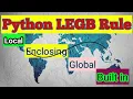 Python LEGB Rule in Python Tutorial with Practical CS Class 12 Scope of Variables in Python