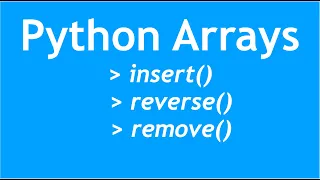 Python Tutorial - 4 How to declare Array in Python Arrays in Python Python Array