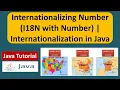Internationalizing Number I18N with Number Internationalization in Java