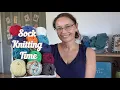 New Cast on - New Sock Yarn August 13th Knitting Vlogs Simply in Stitches