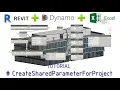 05 Creating Shared Parameters In Revit Project Using Dynamo