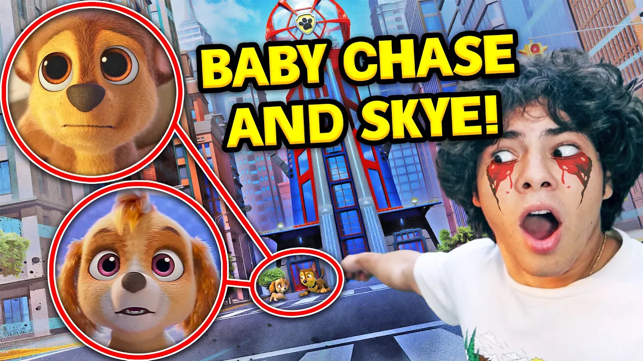 I FOUND BABY CHASE AND SKYE IN THE PAW PATROL SECRET TOWER!! (BABY PAW PATROL ON CAMERA)