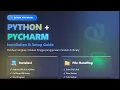 Instalasi Python PyCharm Lengkap - Setup Environment Module Library Tutorial