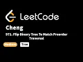 LeetCode 971 Flip Binary Tree To Match Preorder Traversal