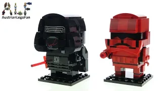 LEGO Star Wars 75232 Kylo Ren &amp; Sith Trooper Brickheadz - Lego Speed Build Review