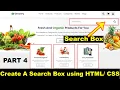 How To Make A Search Bar Using HTML And CSS Awesome CSS Search Box Using Only HTML CSS