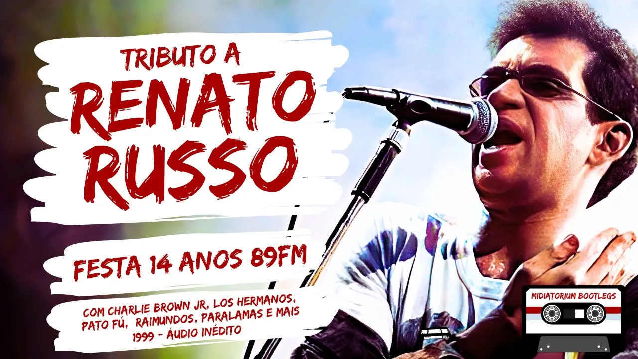 Tributo a Renato Russo | festa 14 anos 89FM | 1999 | áudio inédito