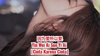  yin wei ai suo yi ai cinta karena cinta lirik terjemah indonesia