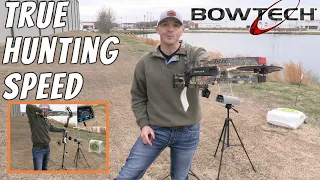 Bowtech SR350 True Hunting Speed vs IBO THS