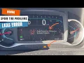 Honda Lane Keep Assist error with Spare Tire Brake System Error