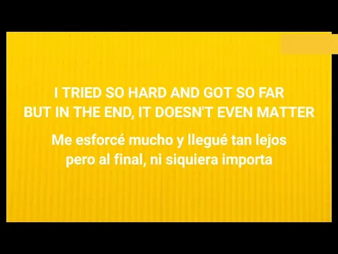 Download MP3 In The End - Linkin Park (Mellen Gi y Tommee Profitt Remix) (Letra en Inglés y Español)