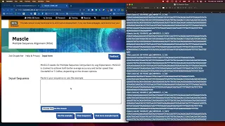 Aligning Sequences with Muscle