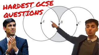 Hardest GCSE Maths Question EVER in 2024 Overlapping Circles Trigonometry