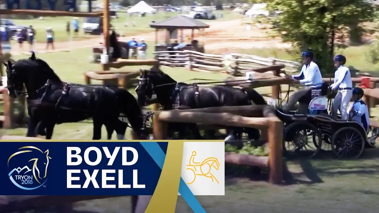 Boyd Exell is on Target for the Title Defence | Driving | FEI World Equestrian Games 2018