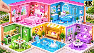 🏠🌈 DIY Miniature House Challenge: Can I Build a 5-Color Dream Home? ❤️ | DIY Miniature House