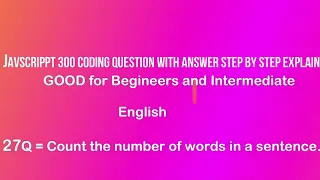 Word Count in JavaScript How to Count Words in a Sentence - Step-by-Step Guide