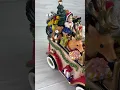 LOT 56 FITZ AND FLOYD MUSICAL SANTA MOBILE CLASSIC CAR