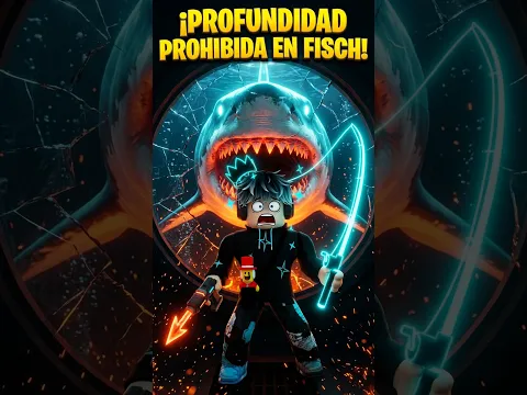 ¡DESCUBRÍ la FOSA PROHIBIDA en FISCH ROBLOX! 😱 (100.000m) #Shorts #Roblox