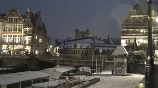 Download de  eerste  sneeuw in stad Gent op 16 januari 2021 MP3