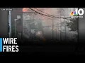 Wire fires cause power outages in Charlestown and Dedham