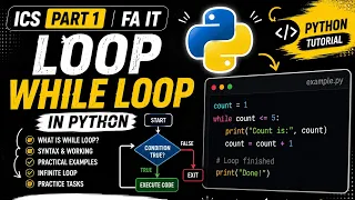 While Loop in Python ICS Part 1 FA IT Python Tutorial