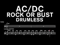 AC/DC - Rock or Bust | Drumless  + Scrolling Sheet