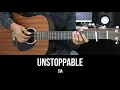 Lagu Unstoppable - Sia | EASY Guitar Tutorial with Chords / Lyrics