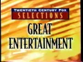 20th Century Fox Selections (1995) Promo 3 (VHS Capture)