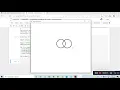 Audi logo in Python Python turtle graphics in Gujarati