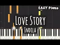 Lagu Indila - Love Story (Easy Piano, Piano Tutorial) Sheet