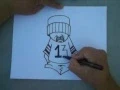 How to Draw a cholo Gangsta - como dibujar un cholo