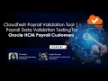 Payroll Data Validation Testing for Payroll Customers -