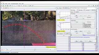 Analysing and modelling motion in Tracker