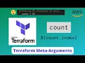 Terraform Count Meta Argument and Count Index with example count vs for - each demo tutorial